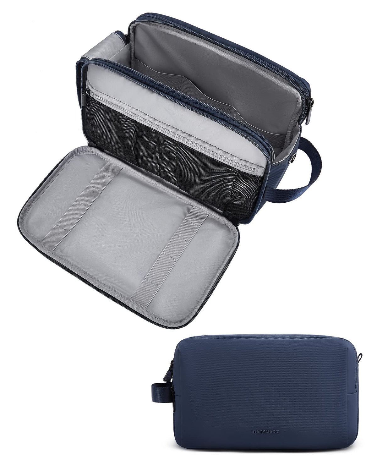 Water-Resistant Multi-Pocket Toiletry Bag
