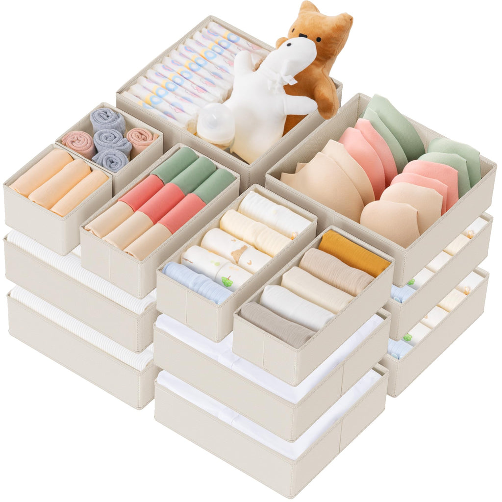 Ten-Piece Drawer Clothing Organizer Set