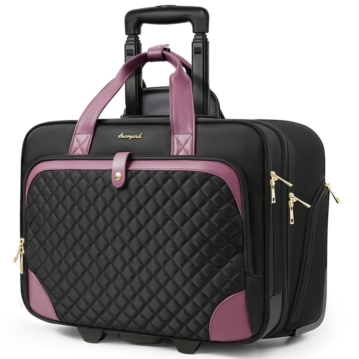 Rolling 17-Inch Laptop Briefcase
