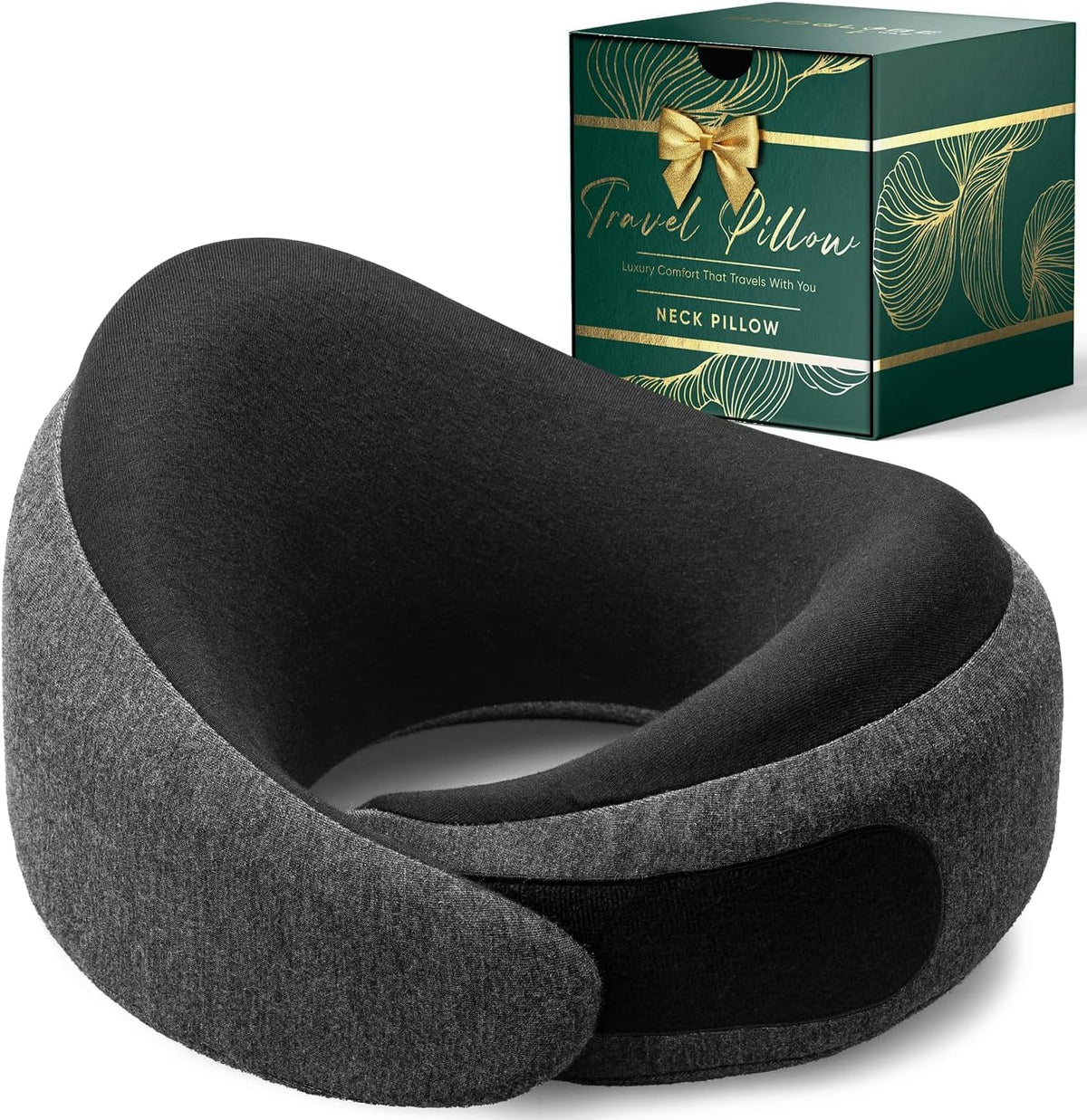 Memory Foam Travel Pillow Kit