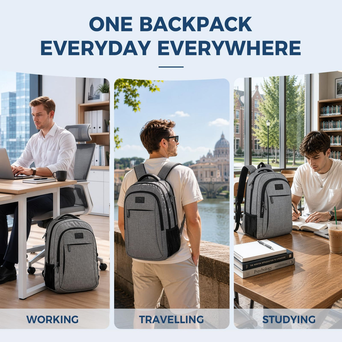 15–18 Inch Travel Laptop Backpack
