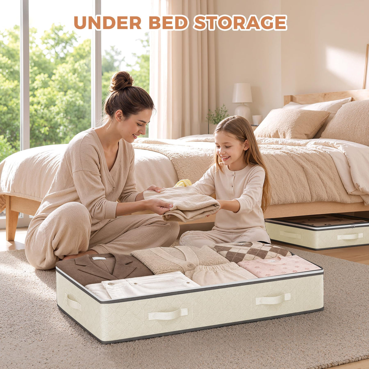 95L Under-Bed Clothing Storage Bags
