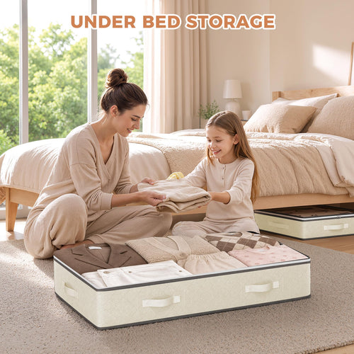95L Under-Bed Clothing Storage Bags