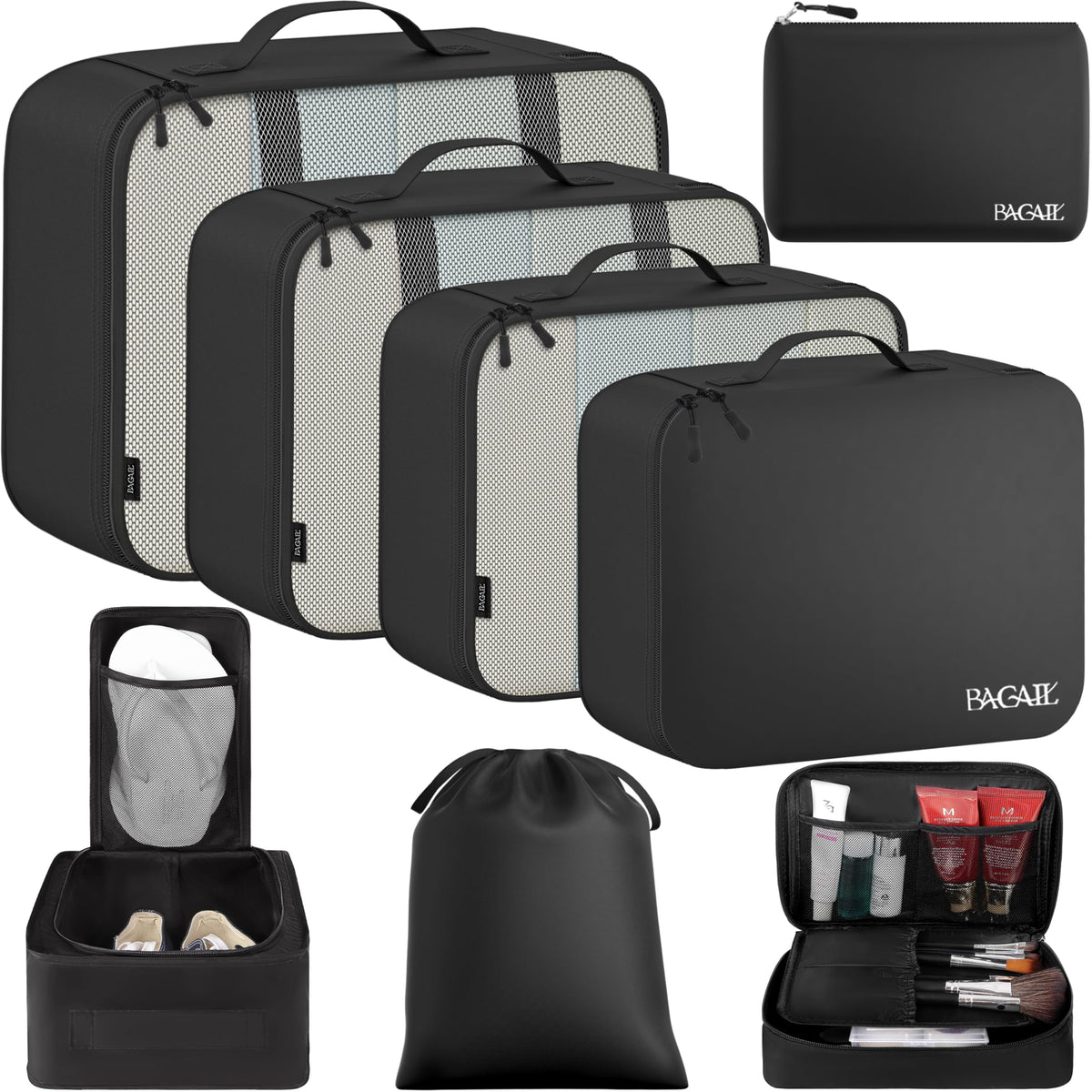 Multi-Piece Packing Cube Organizer Set
