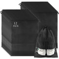 Drawstring Shoe Bags with Clear Window