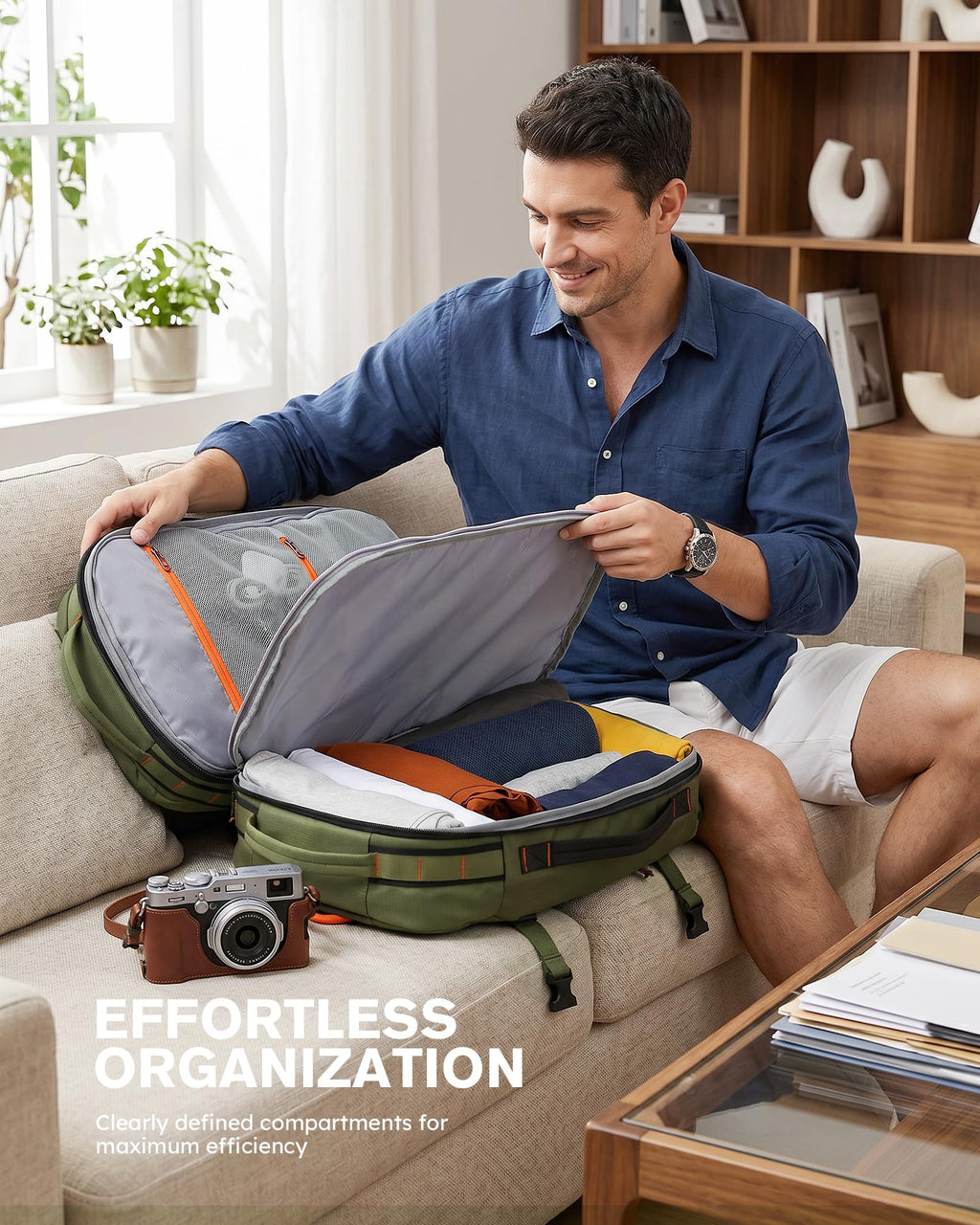 40L–50L Convertible Travel Backpack