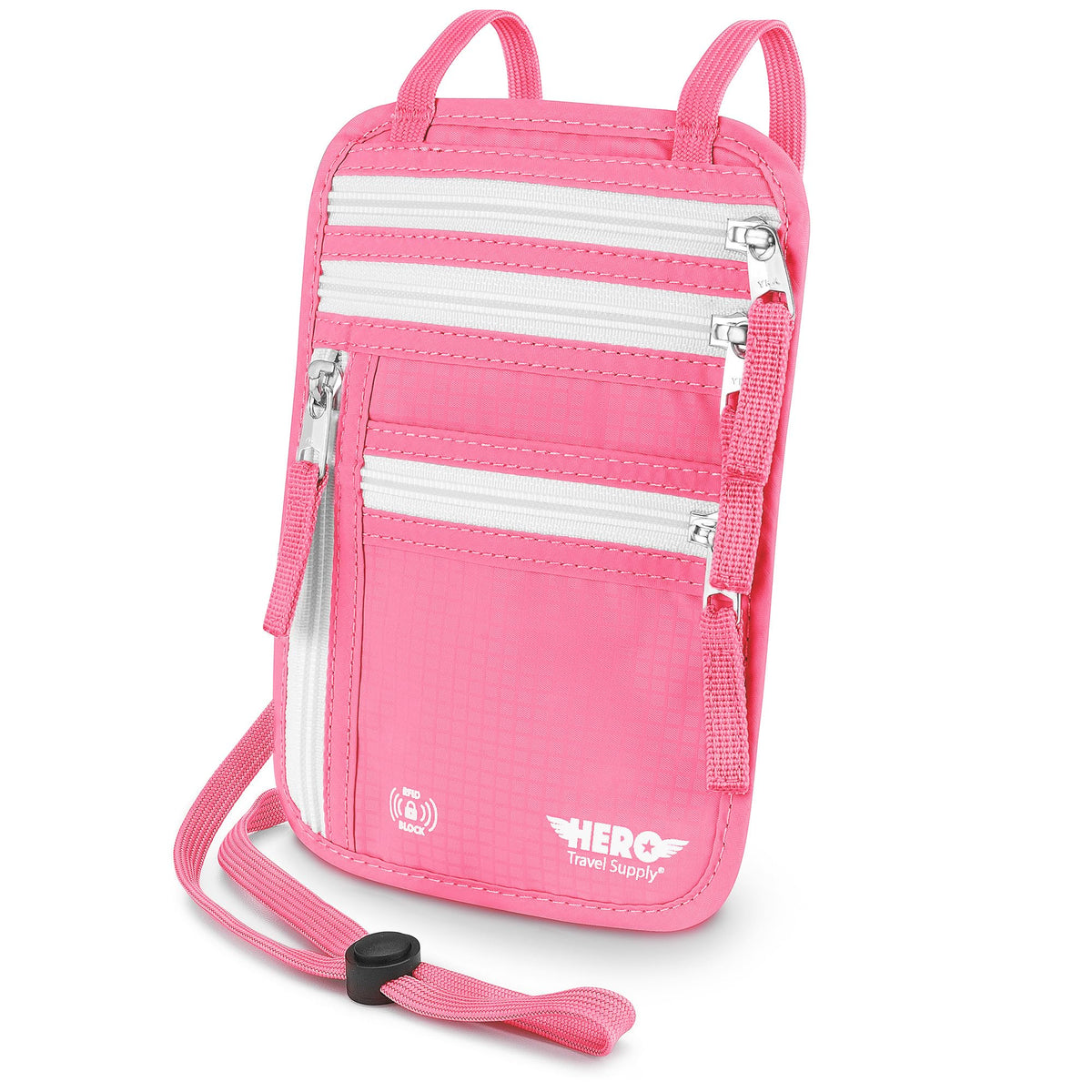 RFID-Blocking Travel Neck Wallet