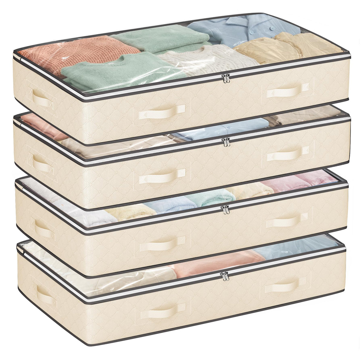 95L Under-Bed Clothing Storage Bags