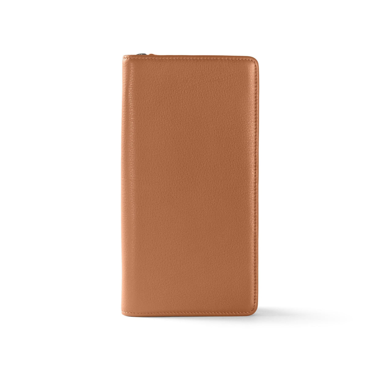 Zip-Around Leather Travel Document Wallet