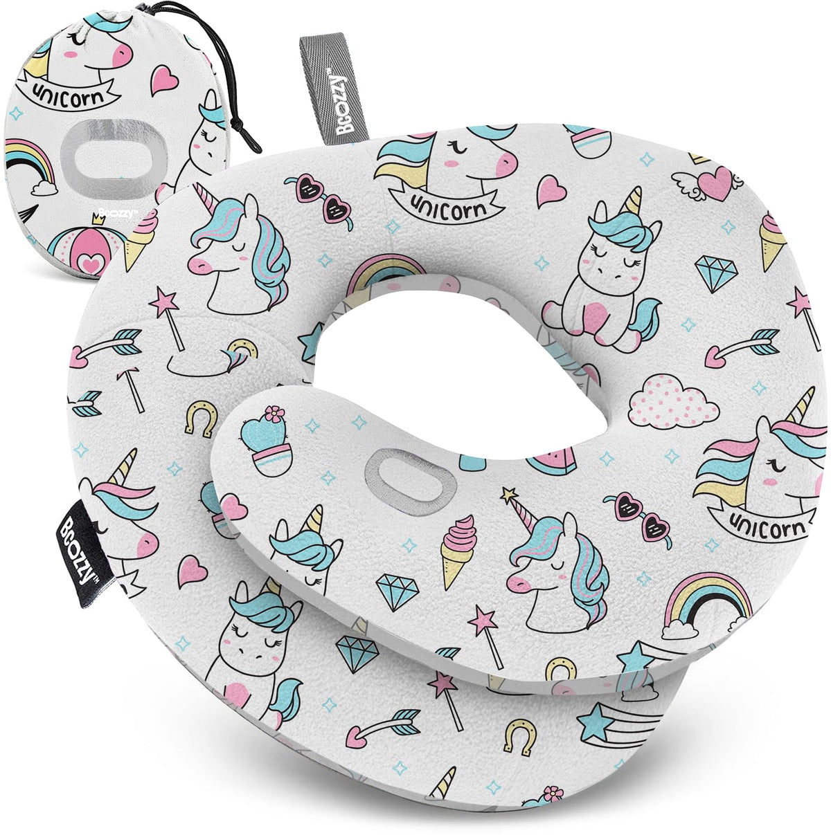 Adjustable Head and Chin Support Travel Pillow