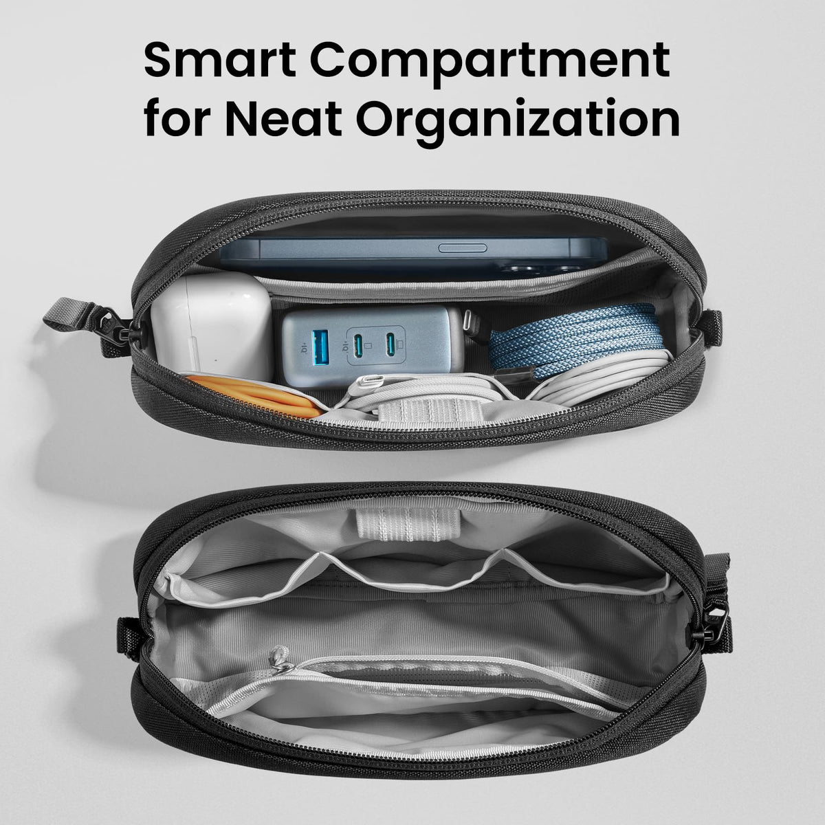 Water-Resistant Tech Accessory Pouch