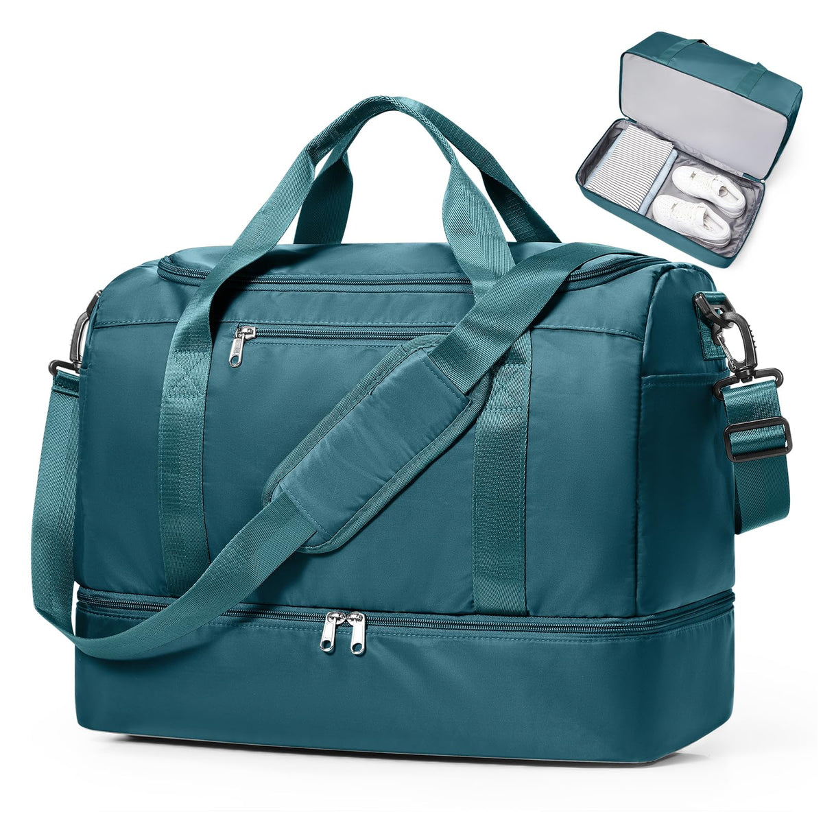 Three-Piece Weekender Travel Bag Set