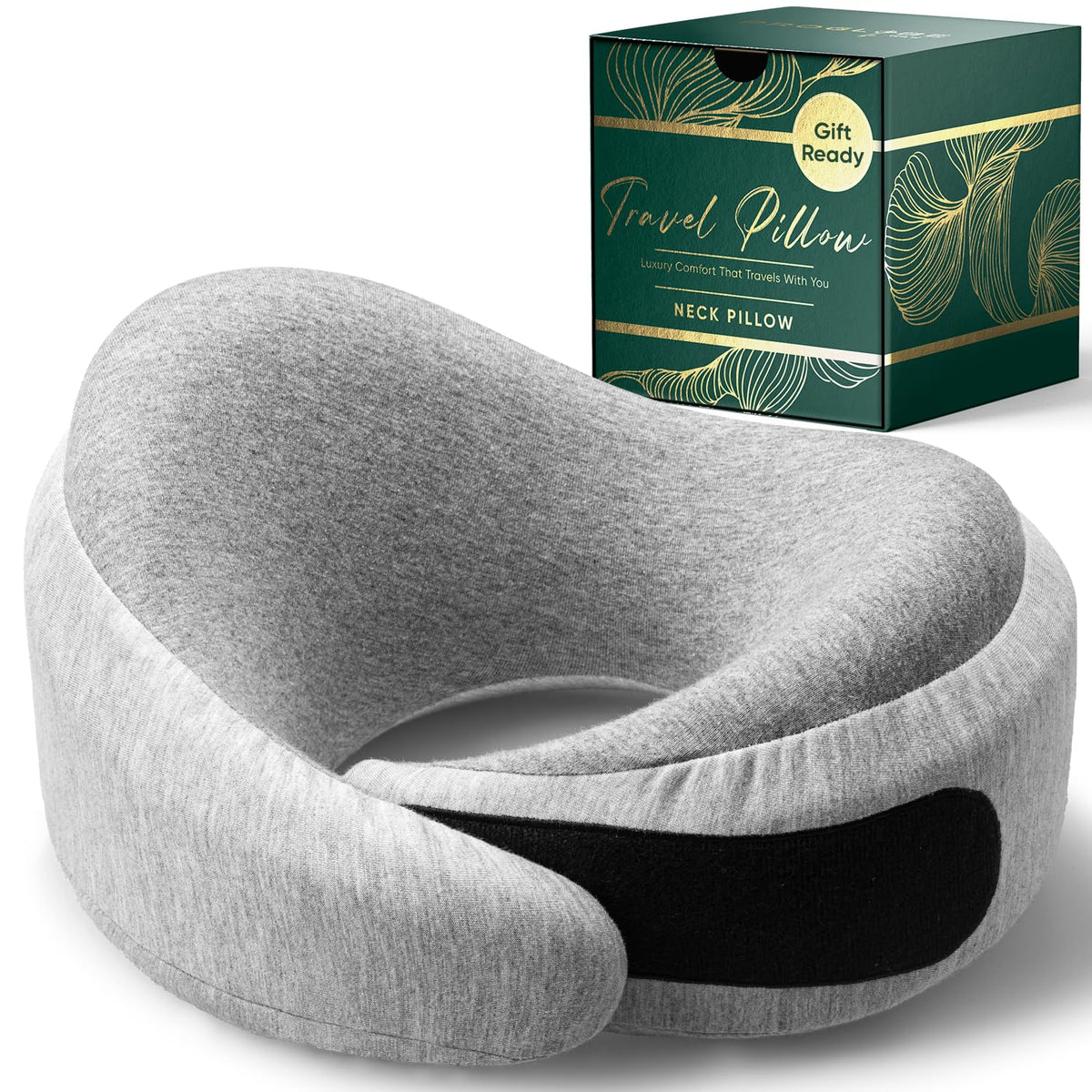 Memory Foam Travel Pillow Kit