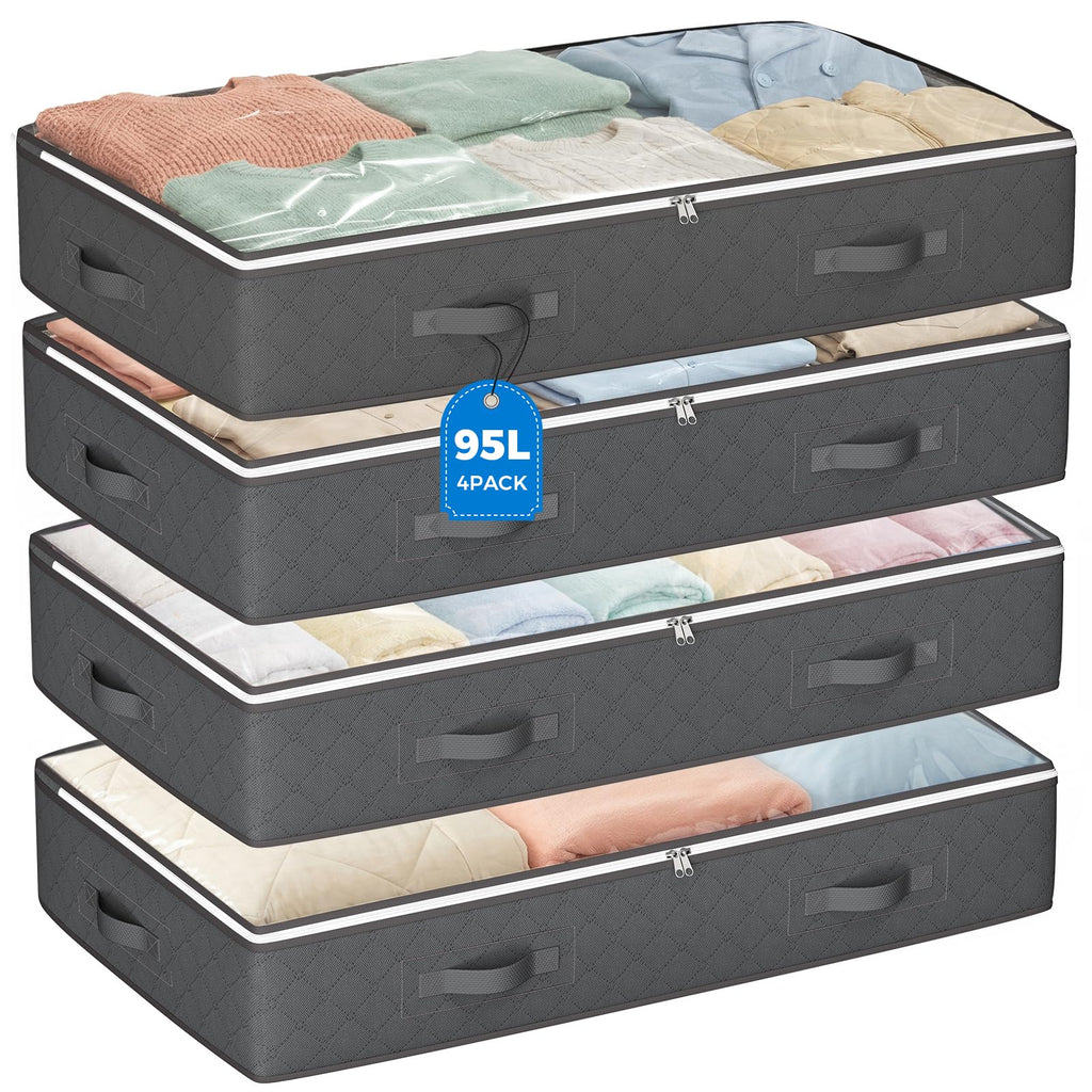 95L Under-Bed Clothing Storage Bags
