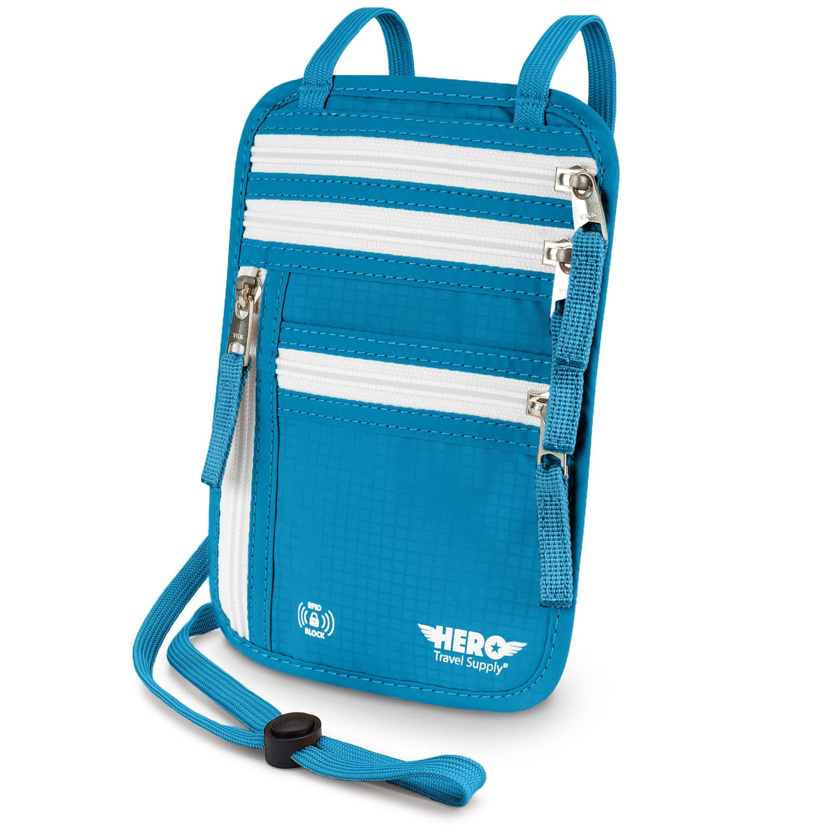 RFID-Blocking Travel Neck Wallet