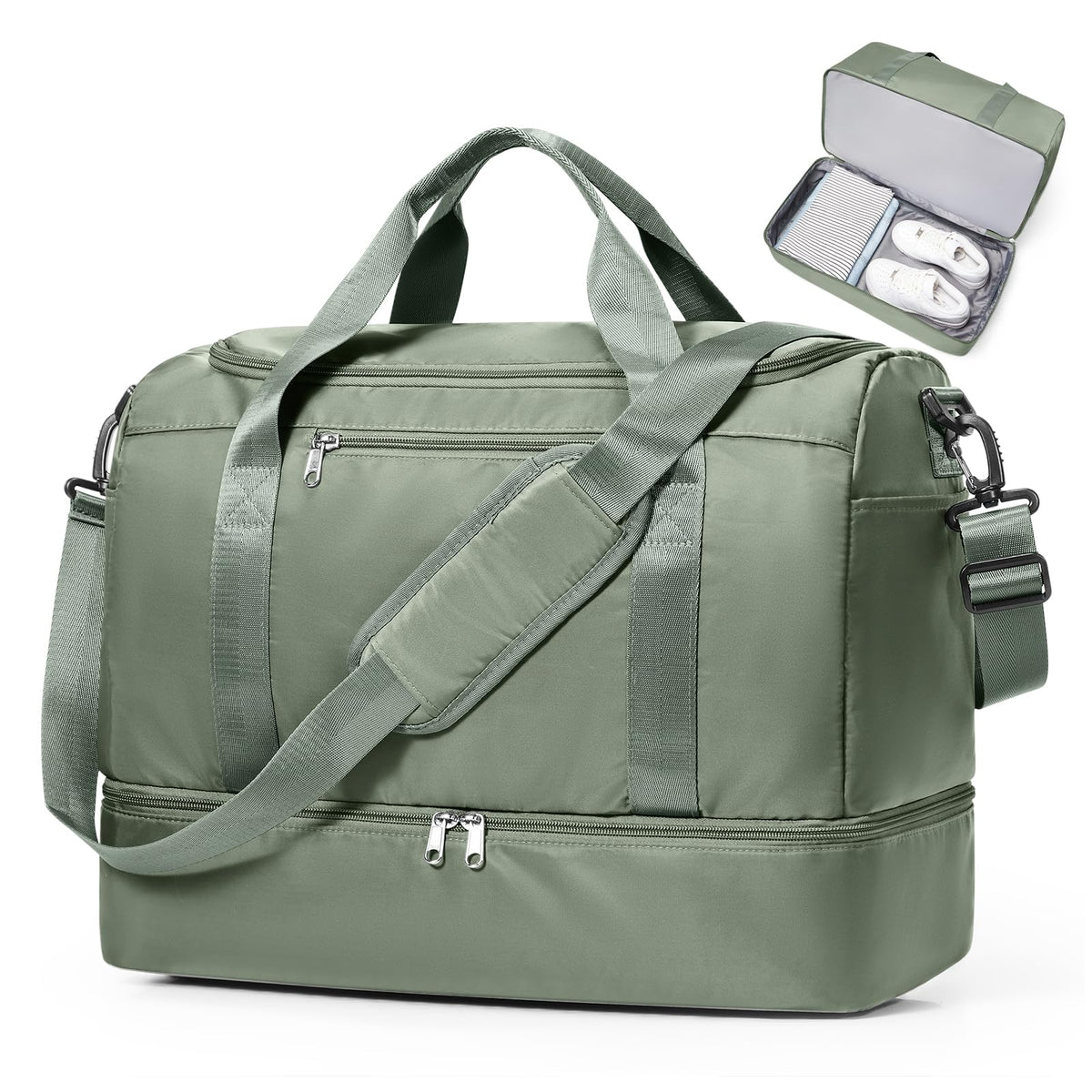 Three-Piece Weekender Travel Bag Set