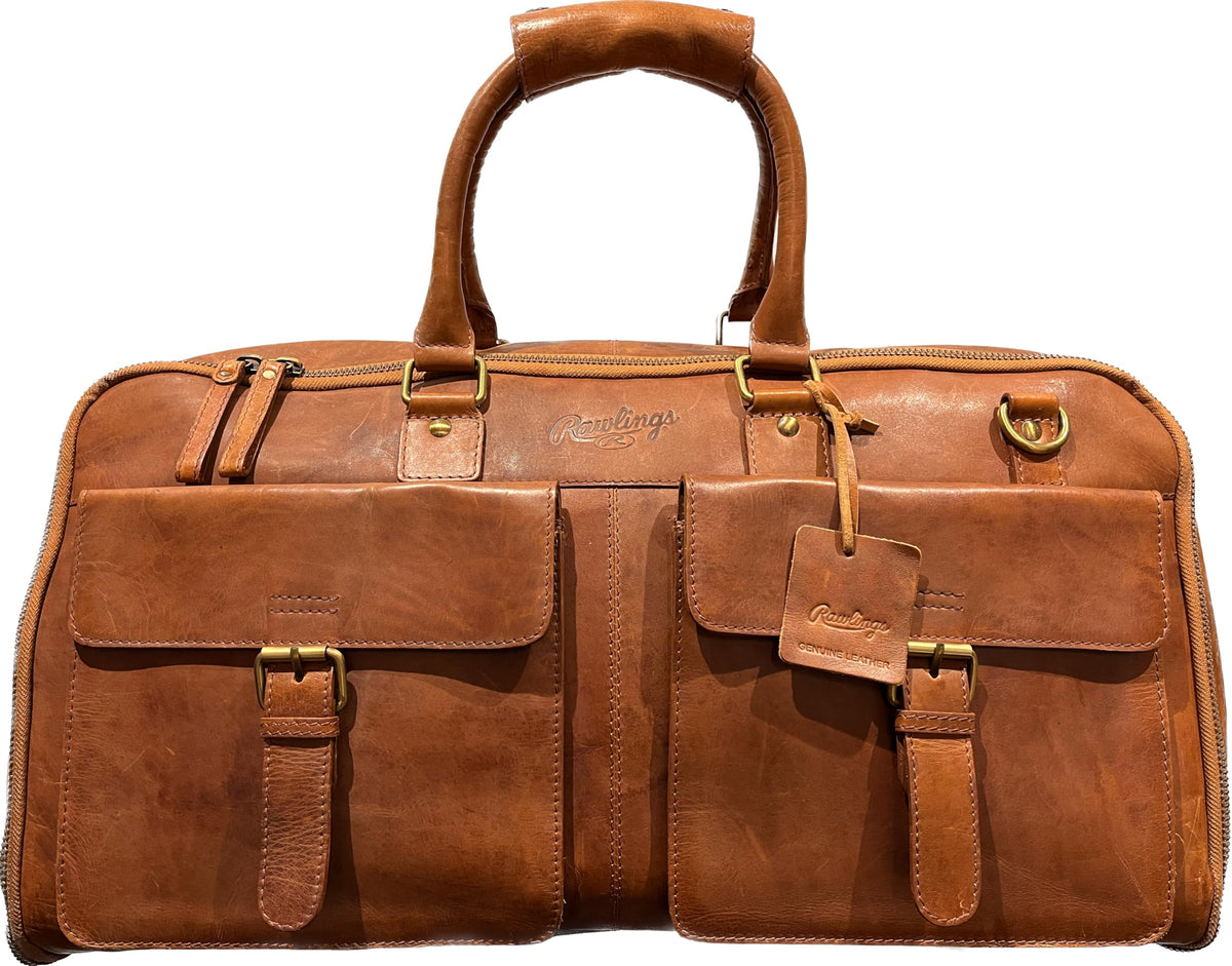 Genuine Leather Weekender Duffel