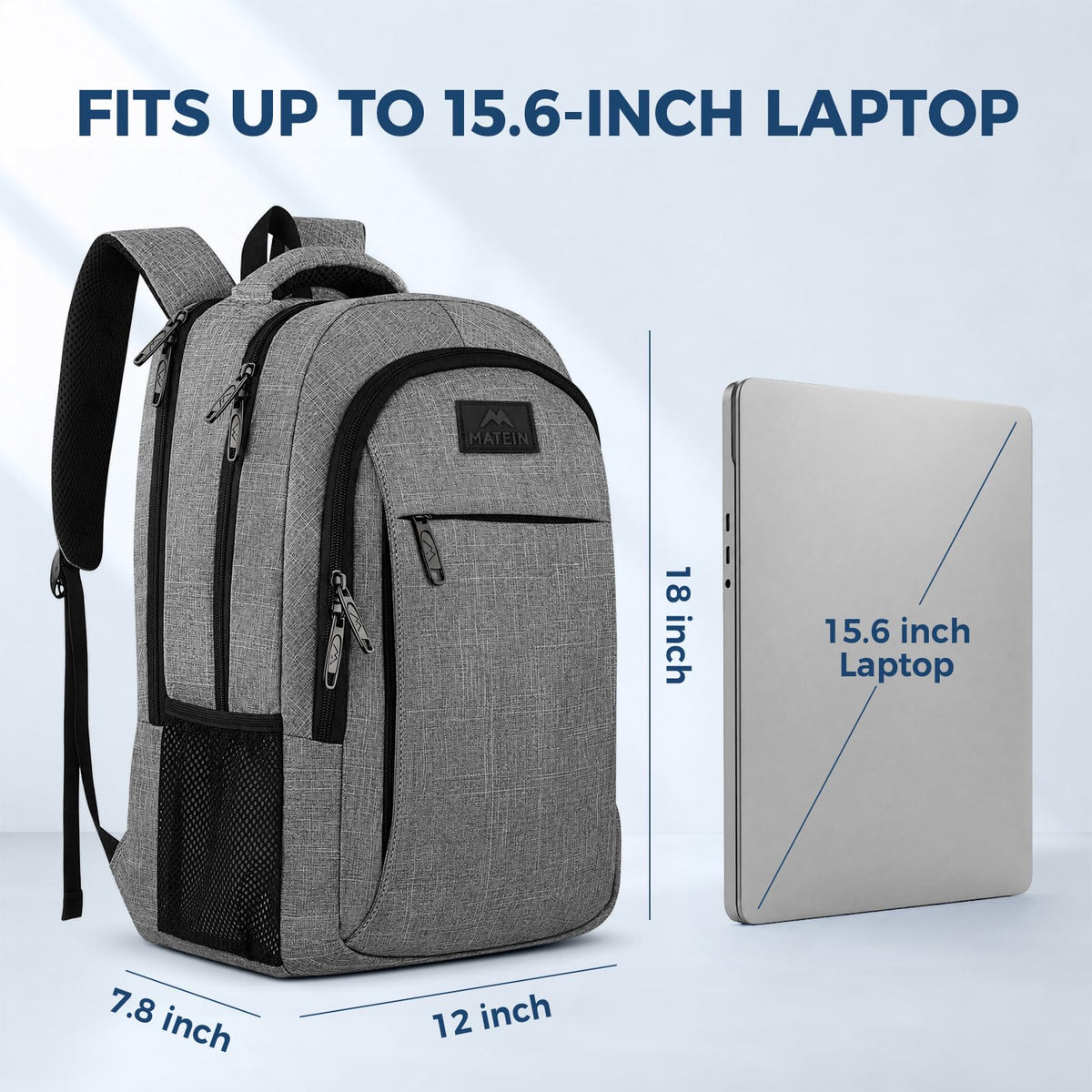 15–18 Inch Travel Laptop Backpack