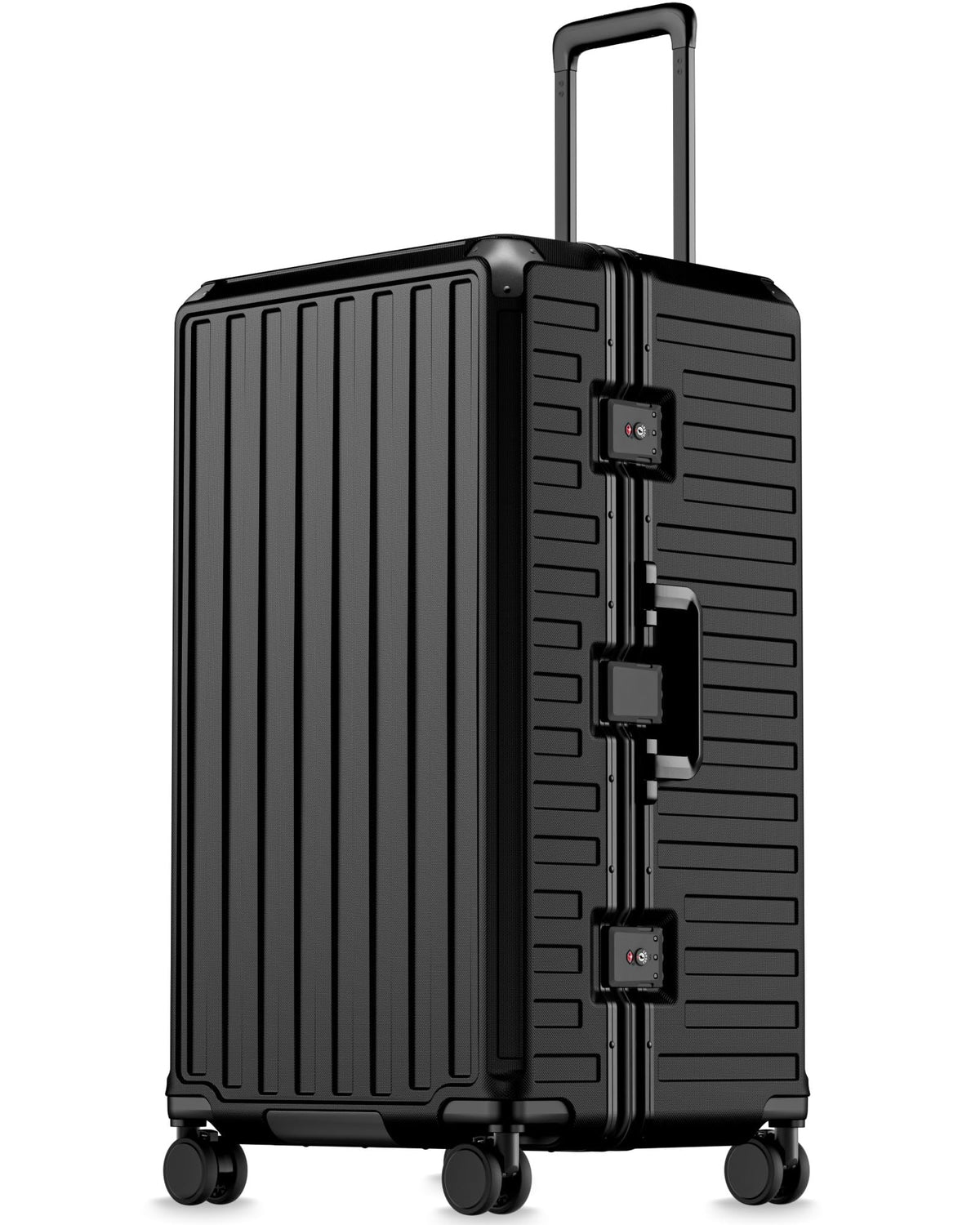 Zipperless Aluminum-Frame Carry-On Suitcase