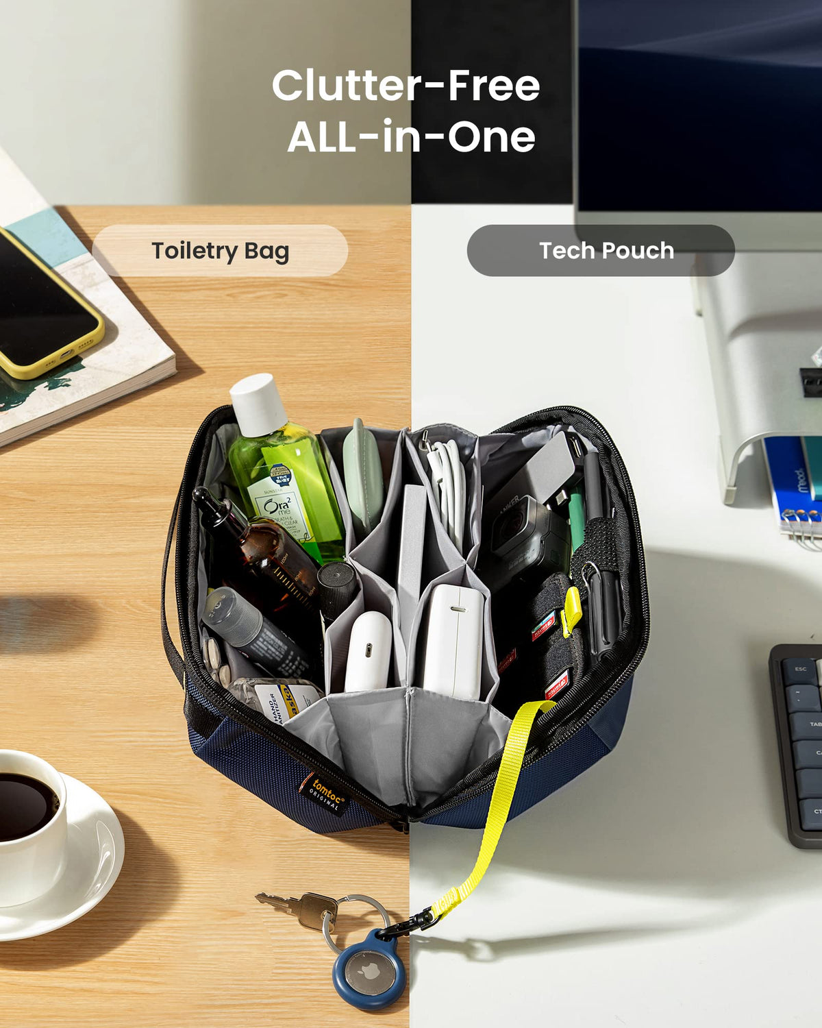 Structured Electronic Accessory Organizer