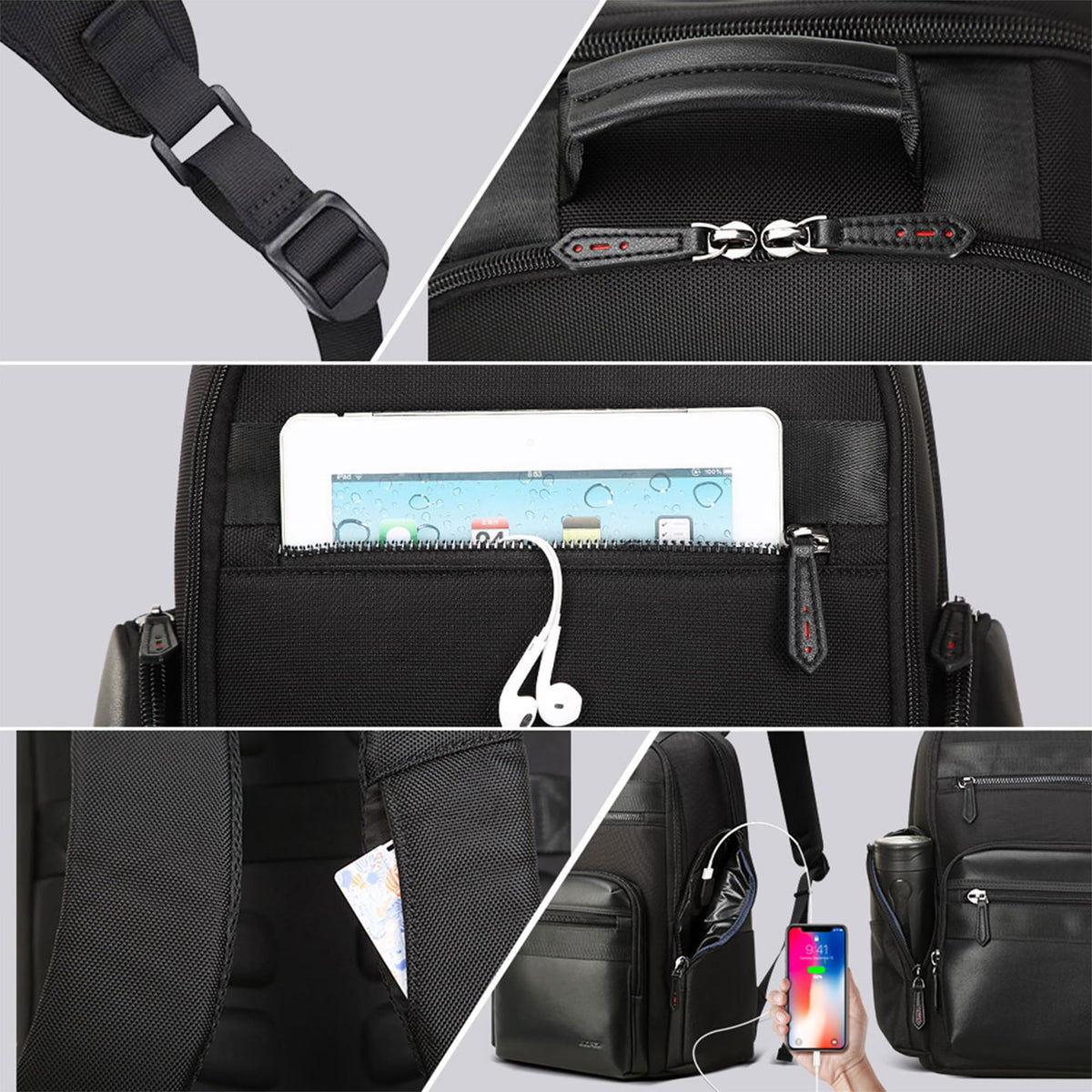 Anti-Theft 15.6-Inch Business Backpack