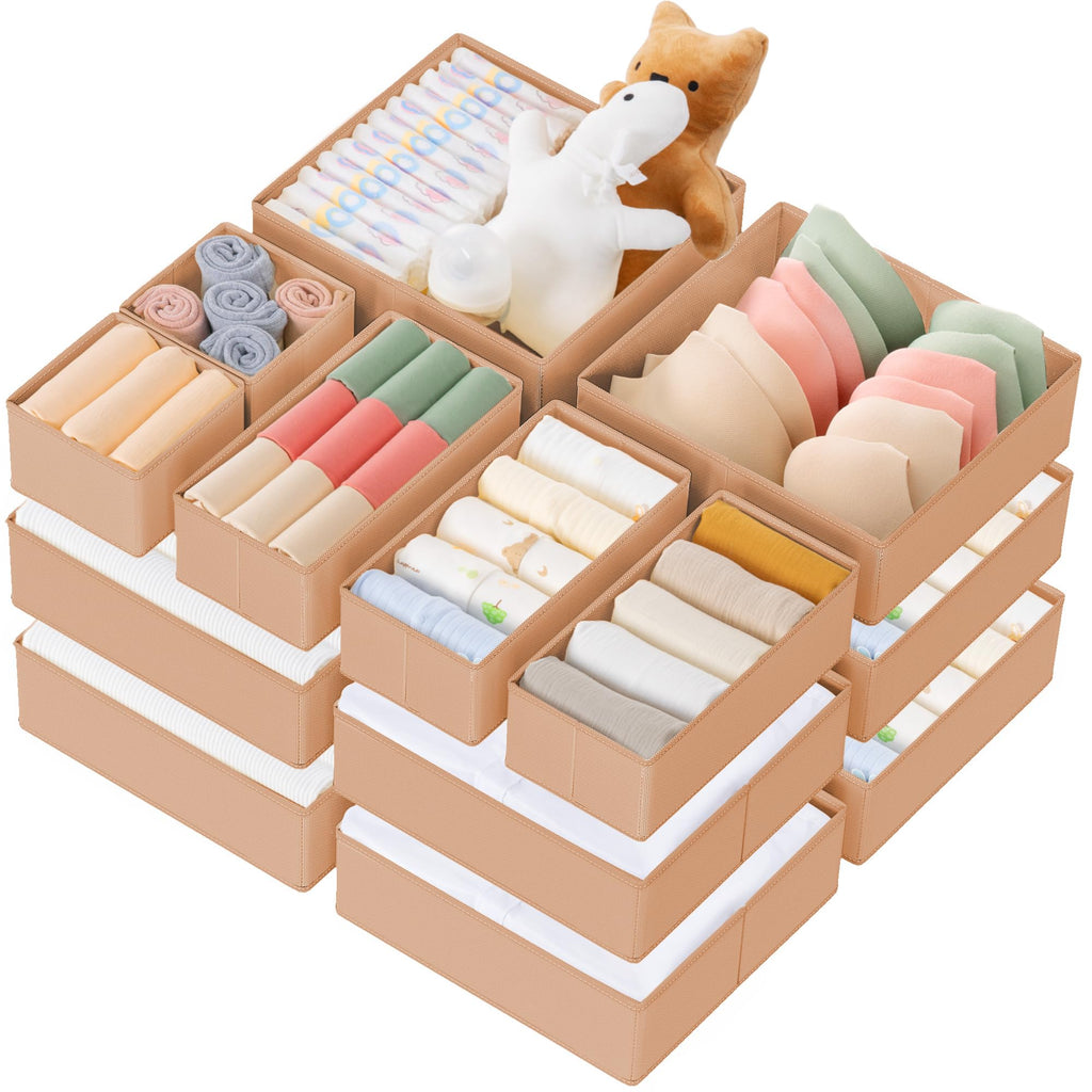 Ten-Piece Drawer Clothing Organizer Set
