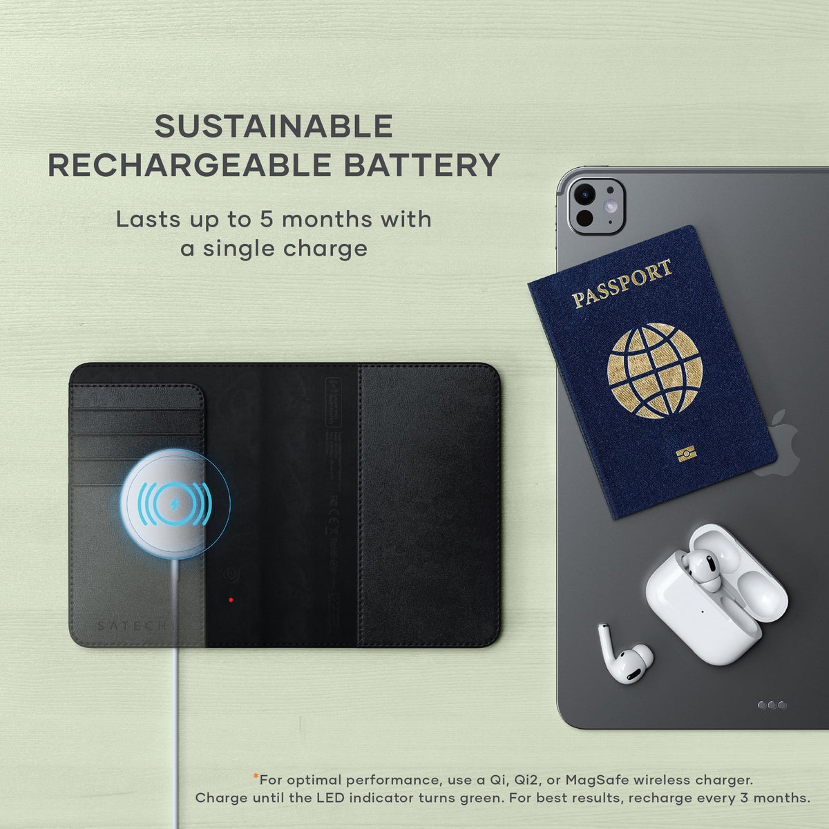 Trackable RFID Passport Cover