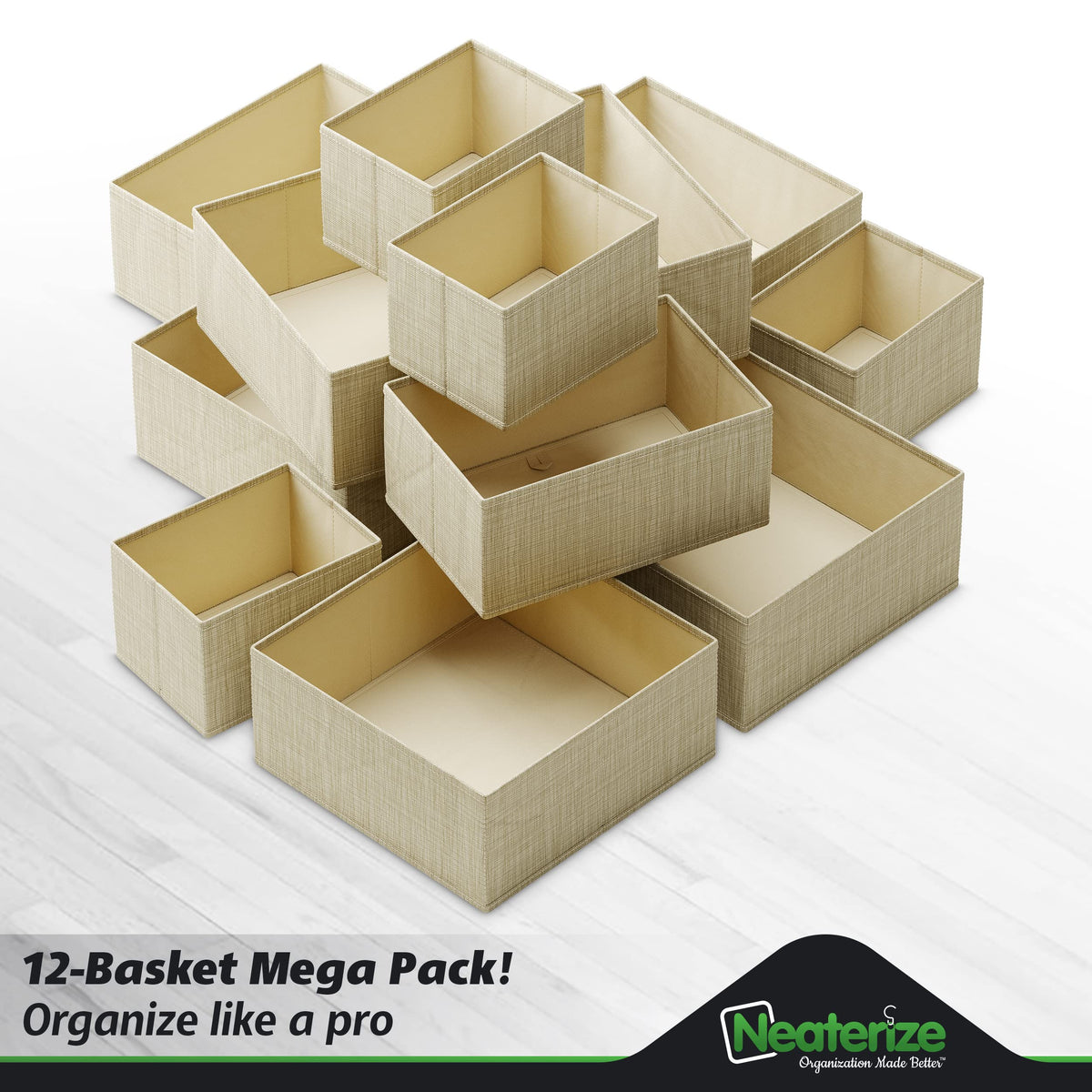 Twelve-Piece Drawer Clothing Organizer Set