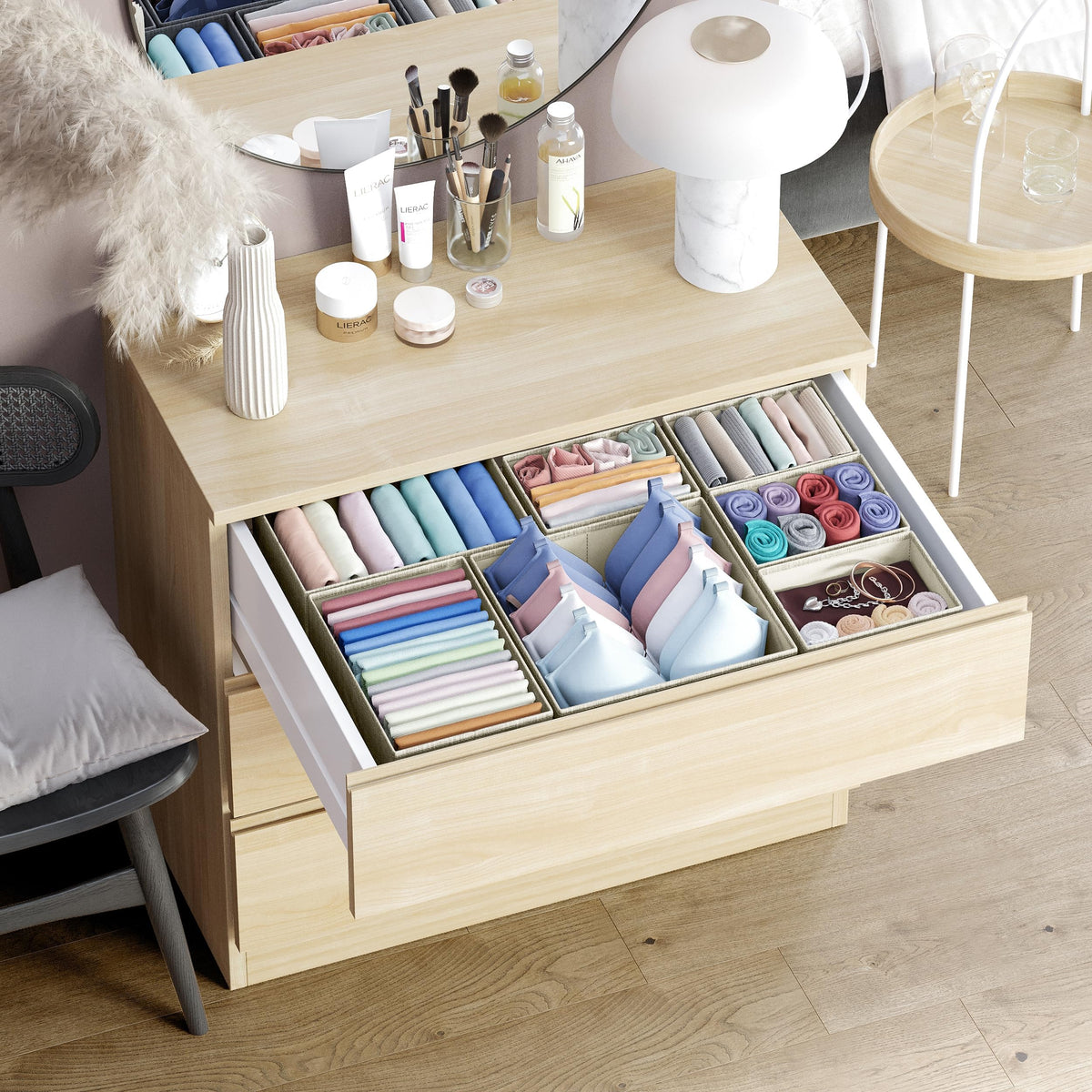 Twelve-Piece Drawer Clothing Organizer Set