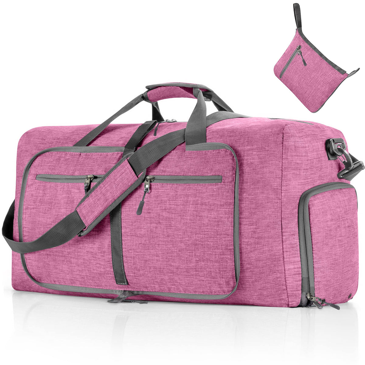 65L–115L Foldable Duffel with Shoe Compartment