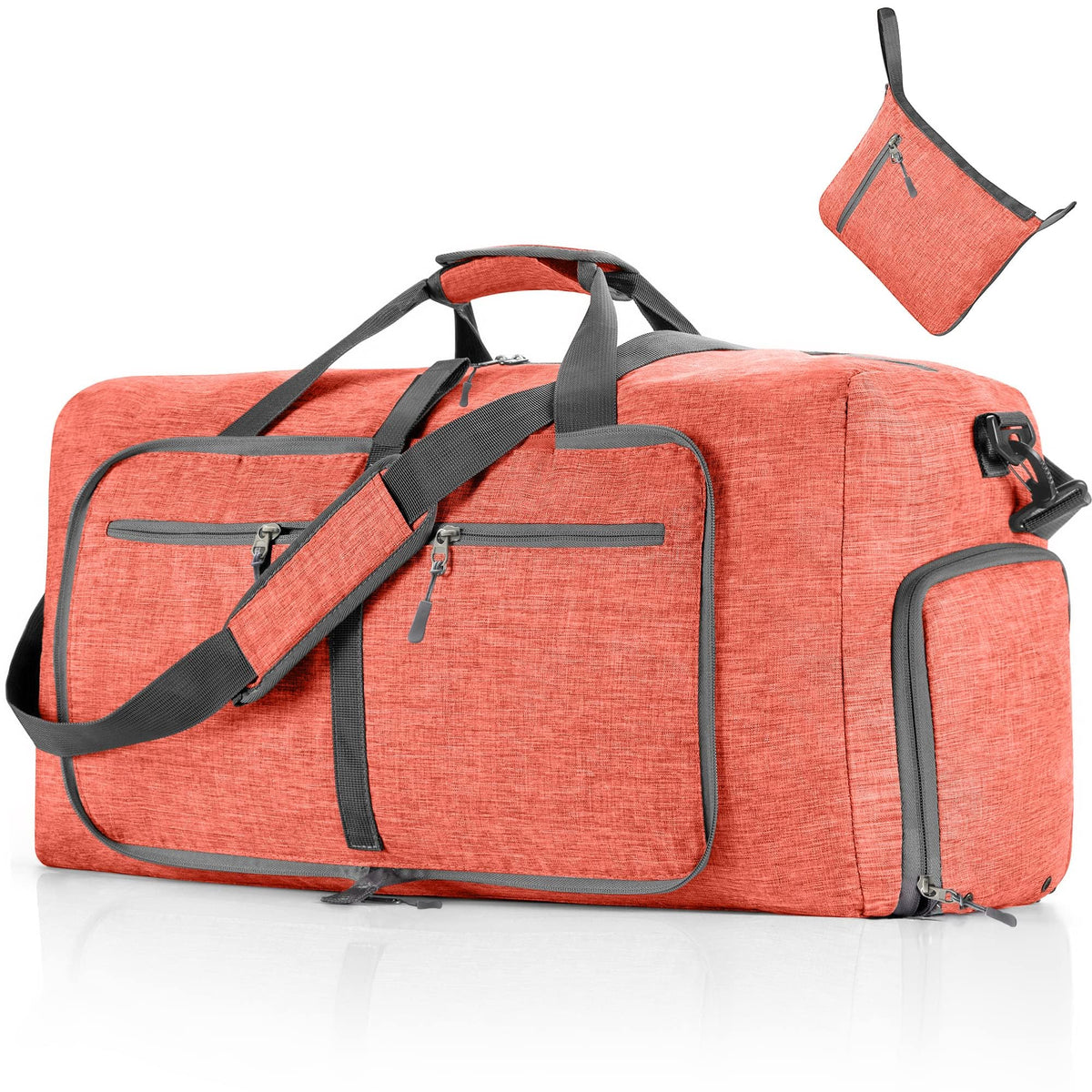 65L–115L Foldable Duffel with Shoe Compartment