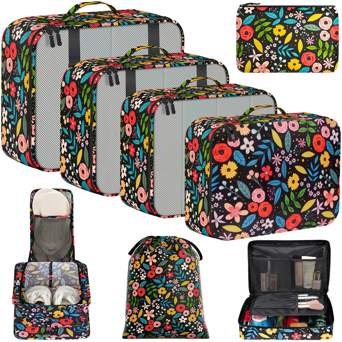 Multi-Piece Packing Cube Organizer Set