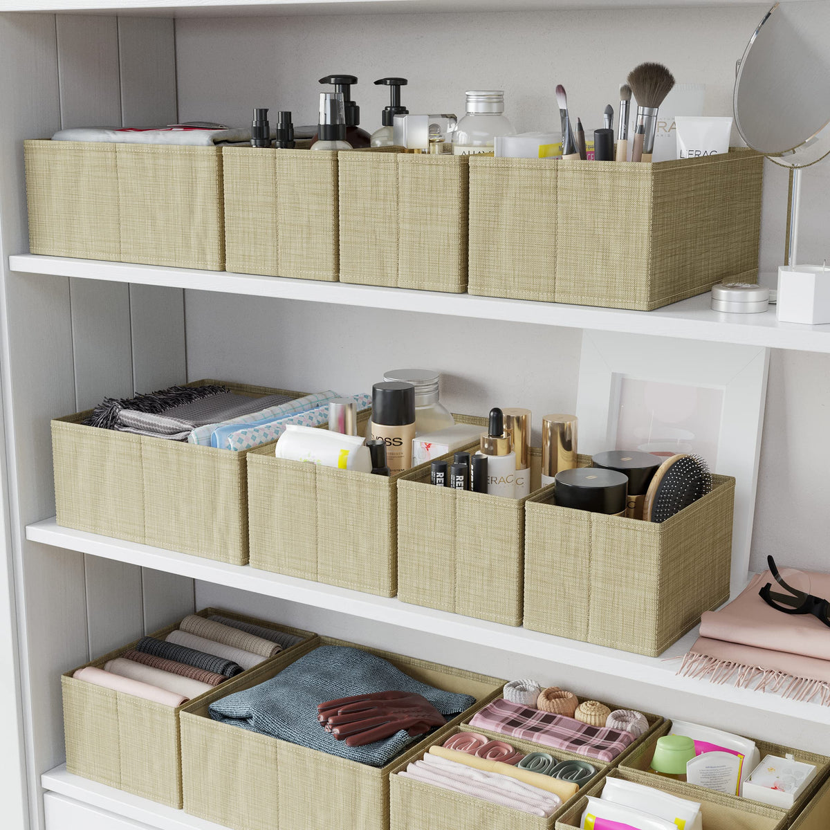 Twelve-Piece Drawer Clothing Organizer Set